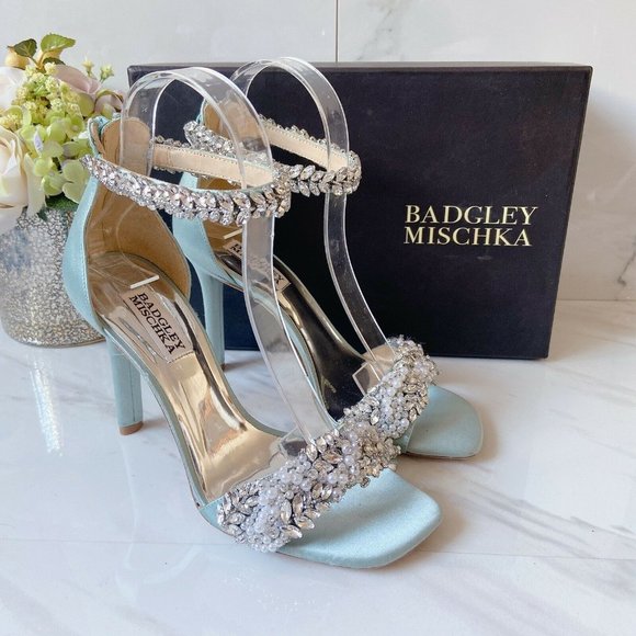 fiorenza embellished ankle strap evening shoe